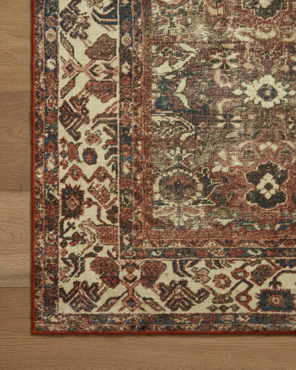 Banks Rug - Brick / Ivory