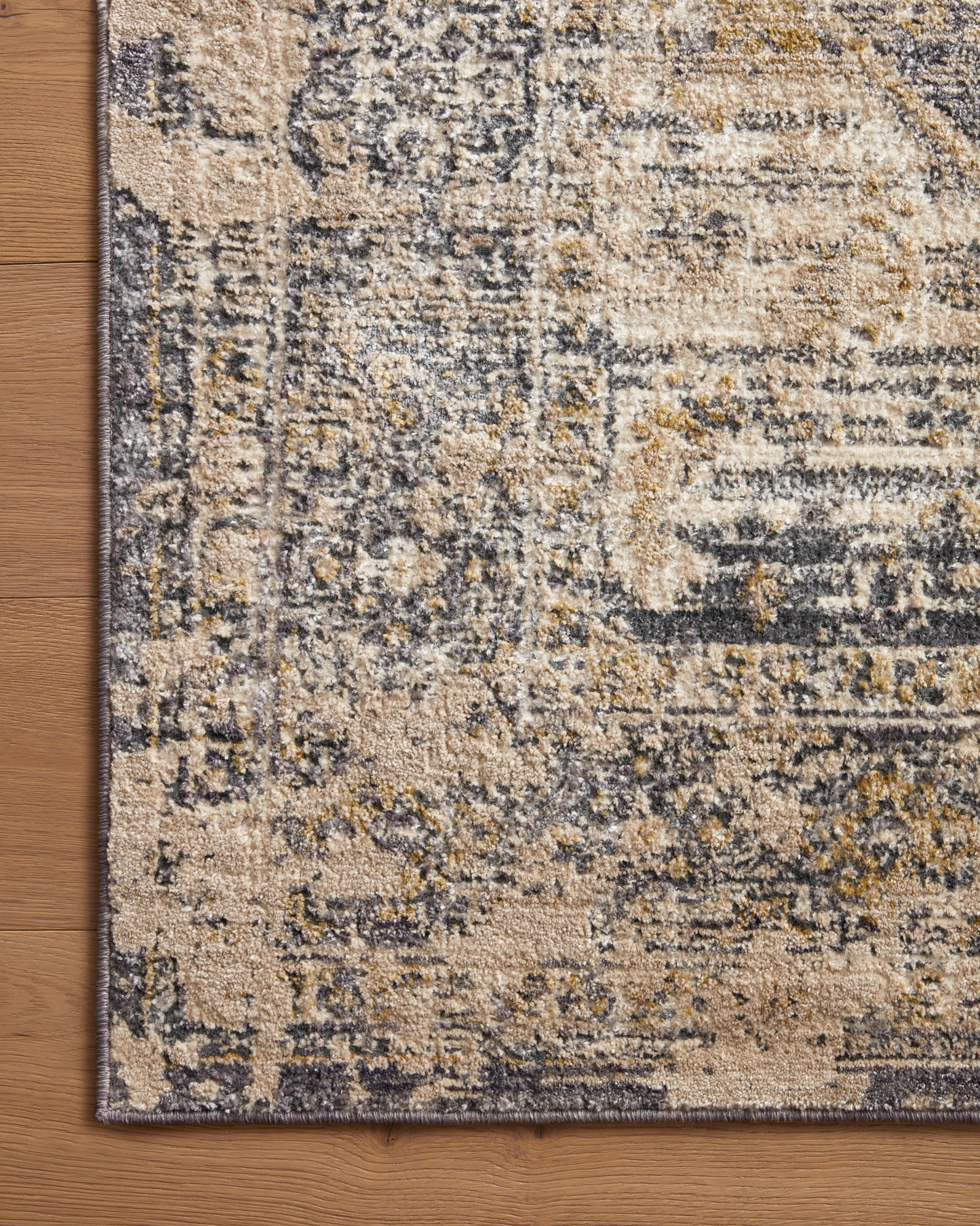 Indra Rug - Charcoal / Natural