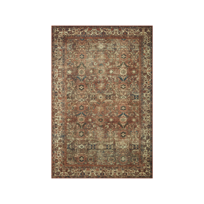 Banks Rug - Brick / Ivory