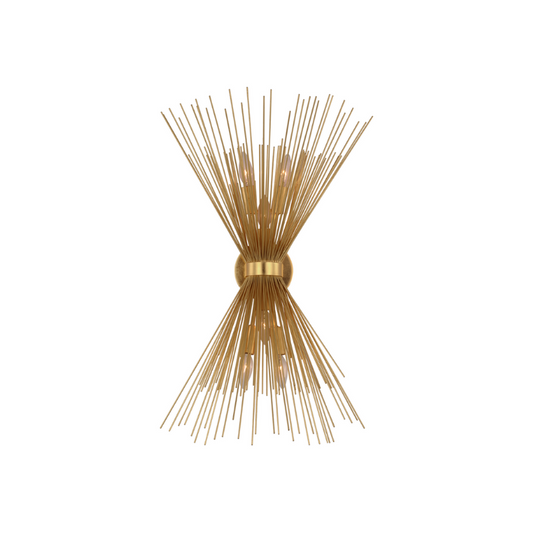 Strada Symmetrical Sconce - Gold