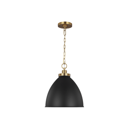 Wellfleet Dome Pendant - Midnight Black