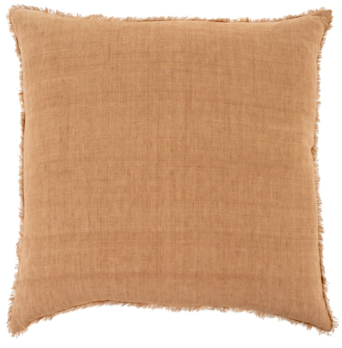 Lina Linen Pillow, Terracotta