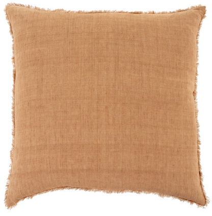 Lina Linen Pillow, Terracotta