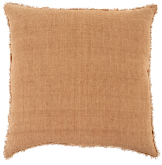 Lina Linen Pillow, Terracotta