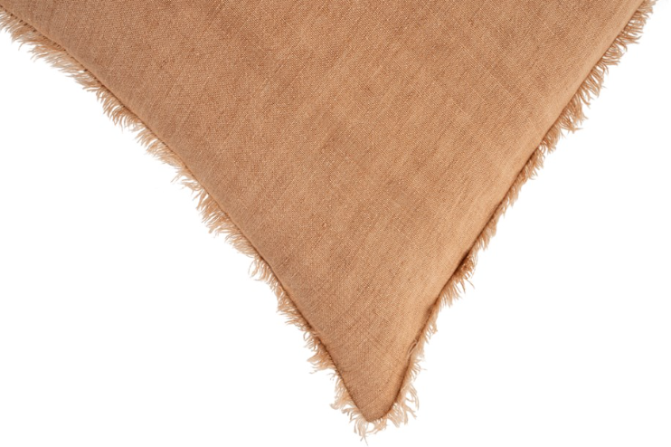 Lina Linen Pillow, Terracotta