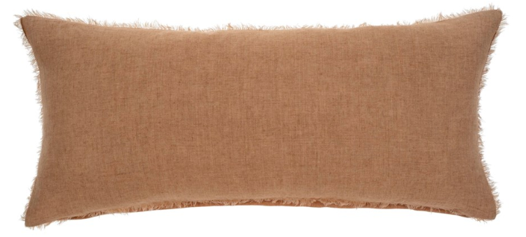 Lina Linen Pillow, Terracotta