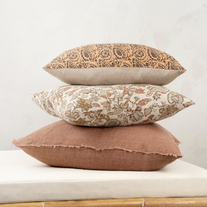 Lina Linen Pillow, Rooibos