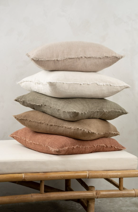 Lina Linen Pillow, Rooibos