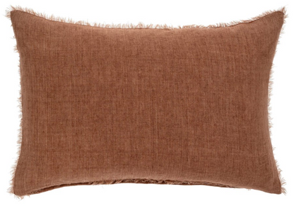 Lina Linen Pillow, Rooibos