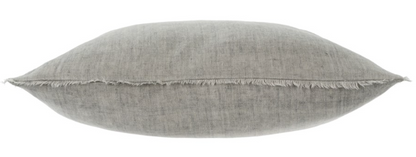 Lina Linen Pillow, Grey