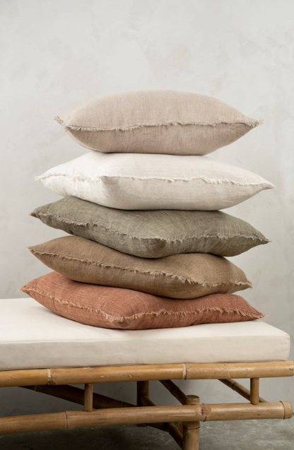 Lina Linen Pillow, Sand