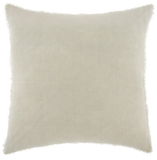 Lina Linen Pillow, Ivory