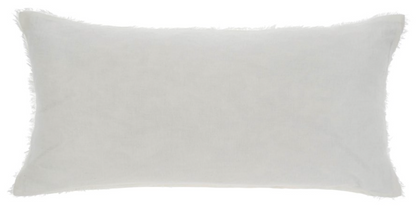 Lina Linen Pillow, Ivory