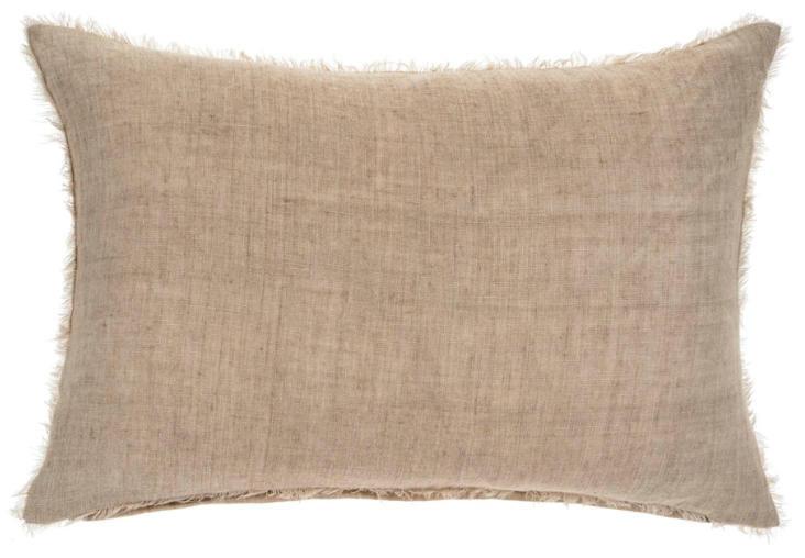 Lina Linen Pillow, Oat