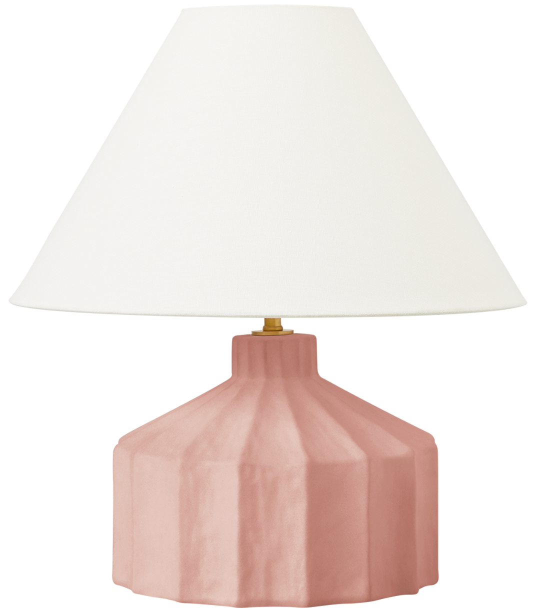 Veneto Table Lamp - Dusty Rose