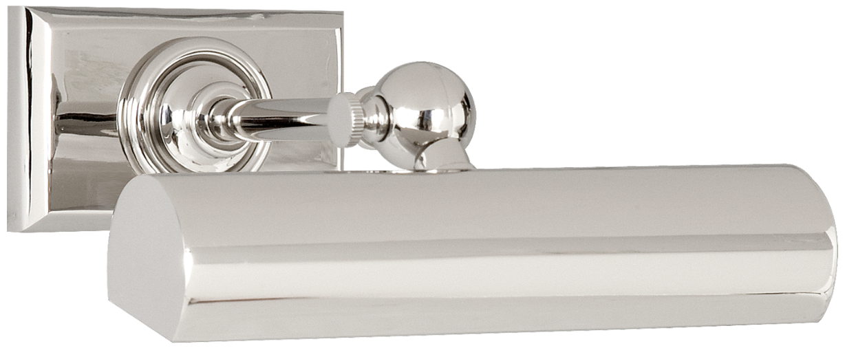 Cabinet Maker's Picture Light - Polished Nickel