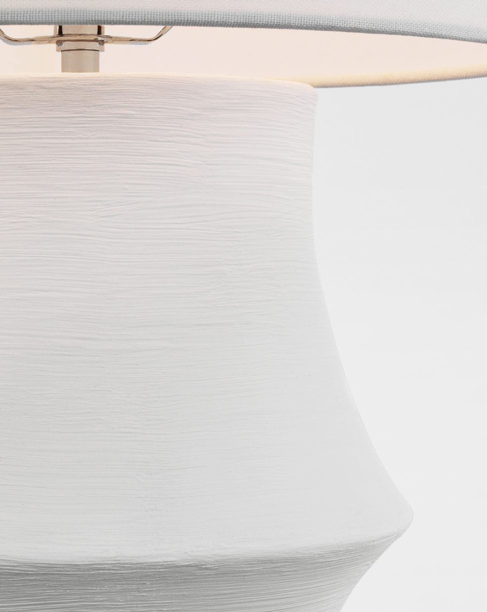 Lakmos Table Lamp - Plaster White