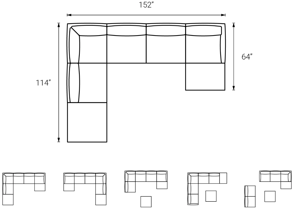 Valence Modular Sofa Set