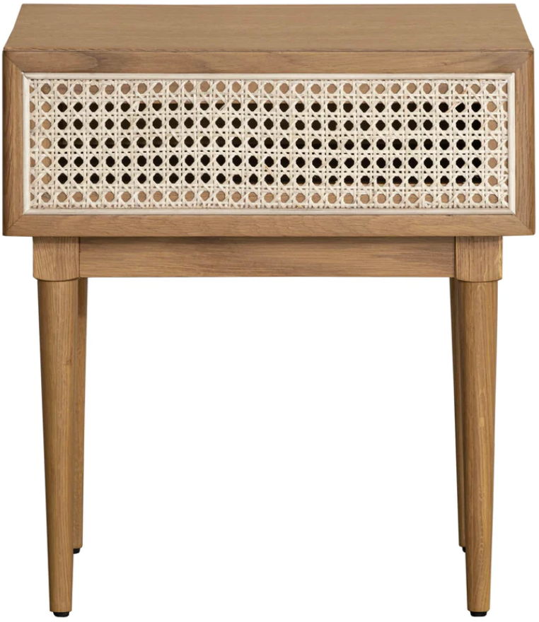 Cane Side Table