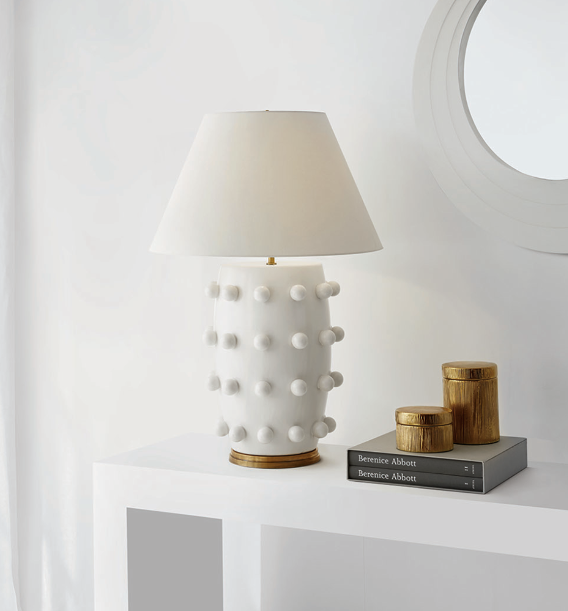 Linden Table Lamp - Plaster White