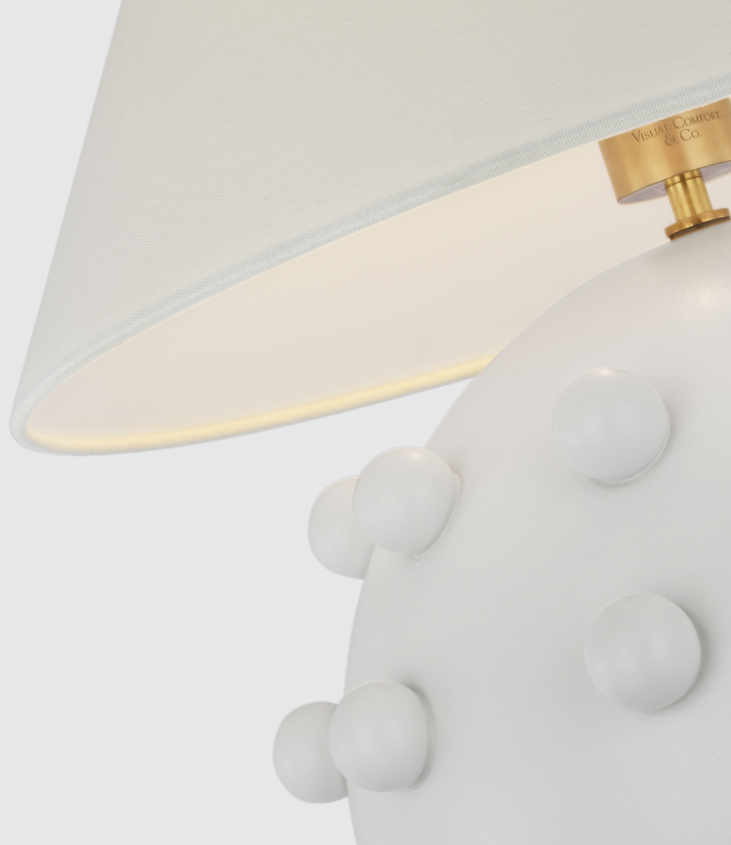 Linden Table Lamp - Plaster White