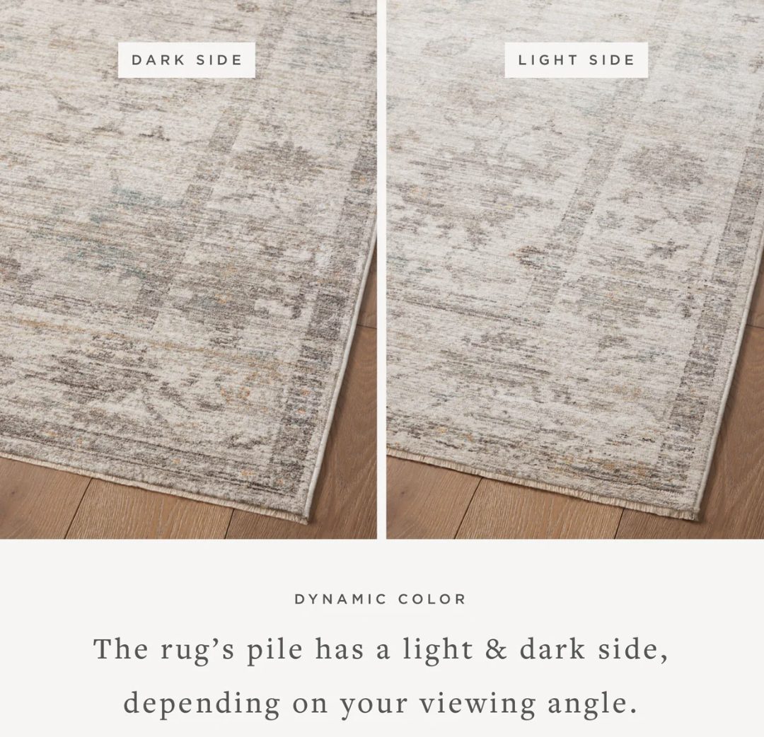 Millie Rug - Silver / Dove