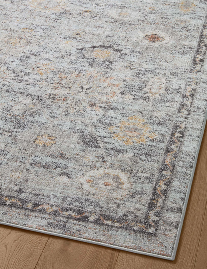 Monroe Rug - Sky / Gold