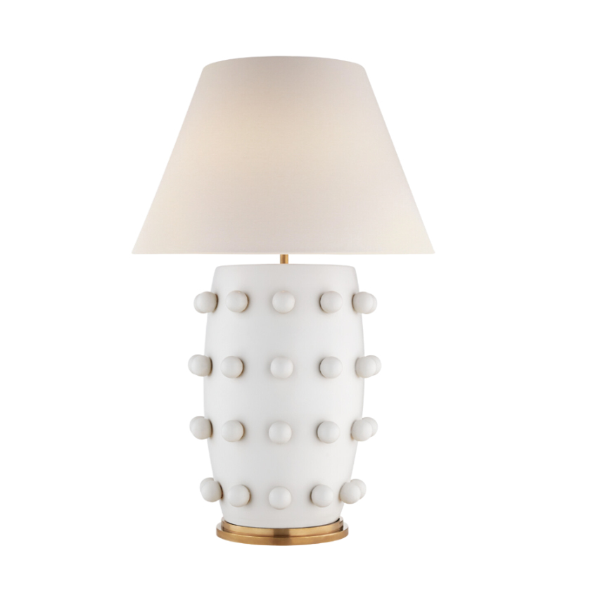 Linden Table Lamp - Plaster White