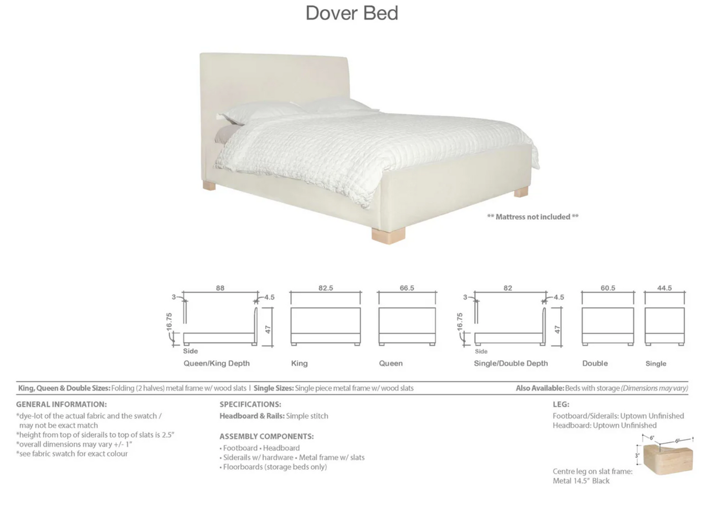 Dover Bed