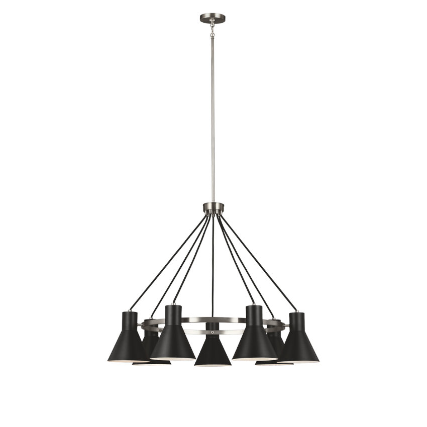 Towner Chandelier - Brushed Nickel