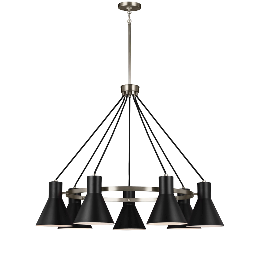 Towner Chandelier - Brushed Nickel