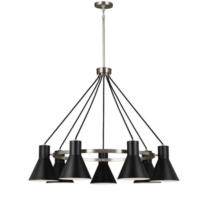 Towner Chandelier - Brushed Nickel