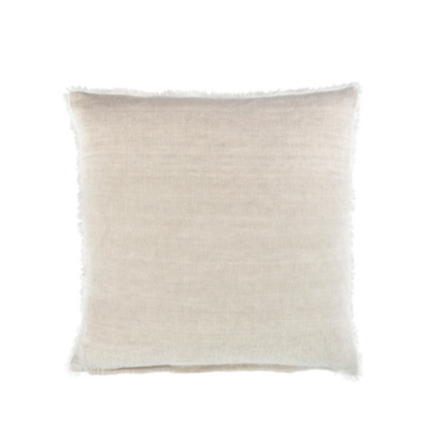 Lina Linen Pillow, Chambray