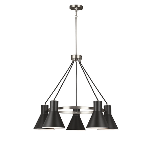 Towner Chandelier - Brushed Nickel